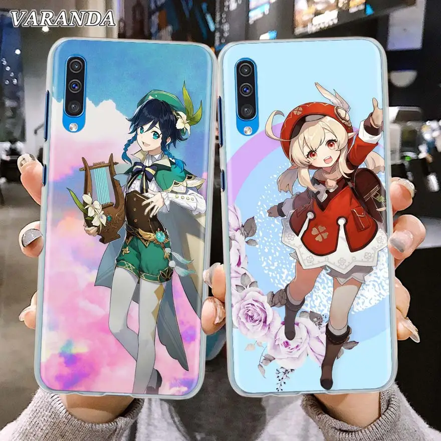 

Hot Genshin Impact Hard PC Phone Case For Samsung Galaxy A51 A71 A50 A21s A10 A30 A40 A70 A31 A41 A12 A02s Back Cover Coque