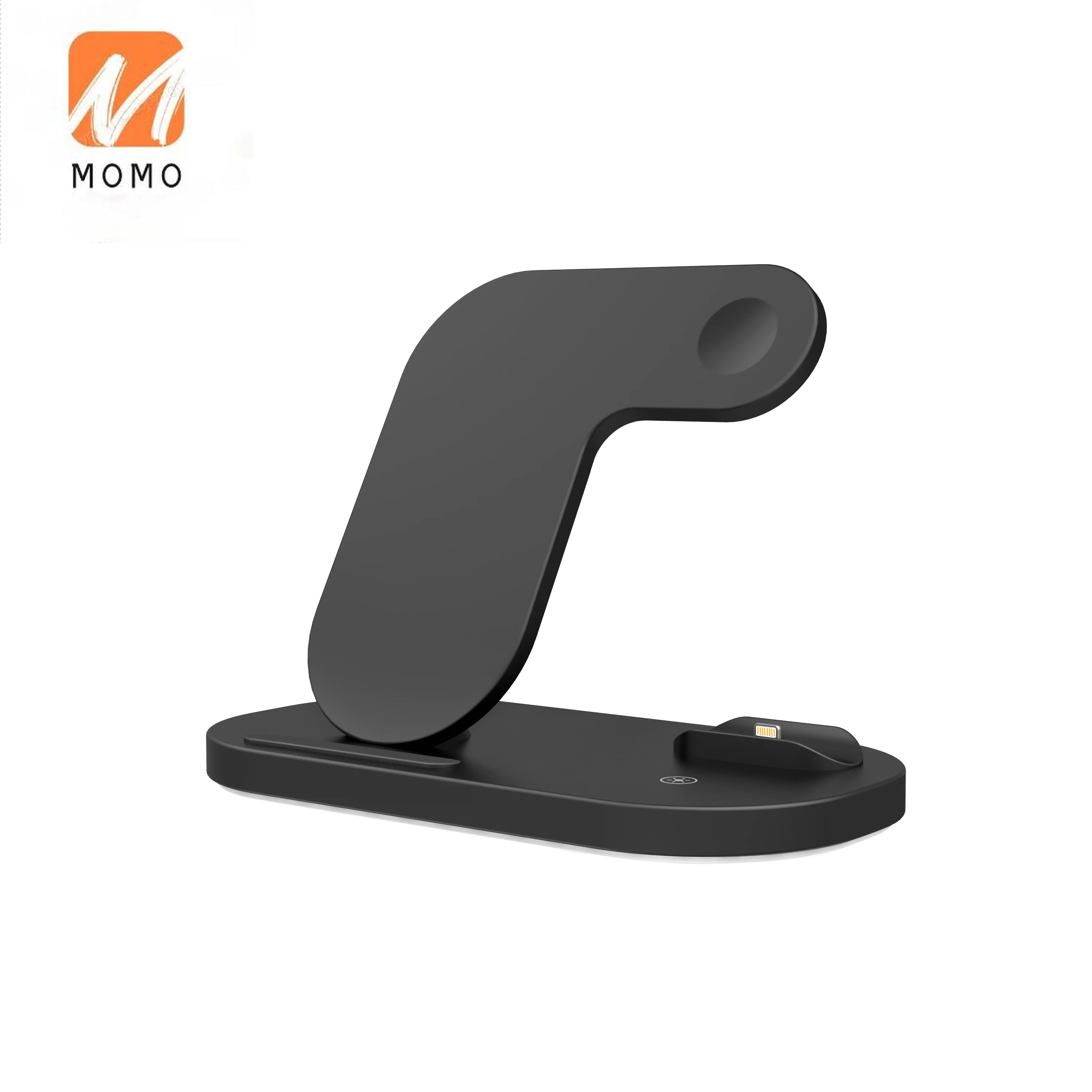 

Qi 10 Вт Быстрая зарядка 3 в 1 Зарядная Станция Беспроводная зарядная подставка