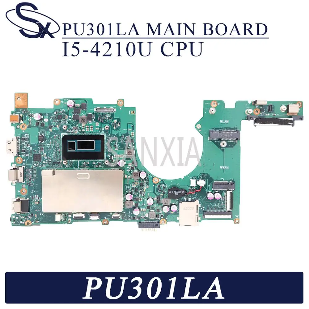 

KEFU PU301LA Laptop motherboard for ASUS PU301LA PU301L original mainboard I5-4210U