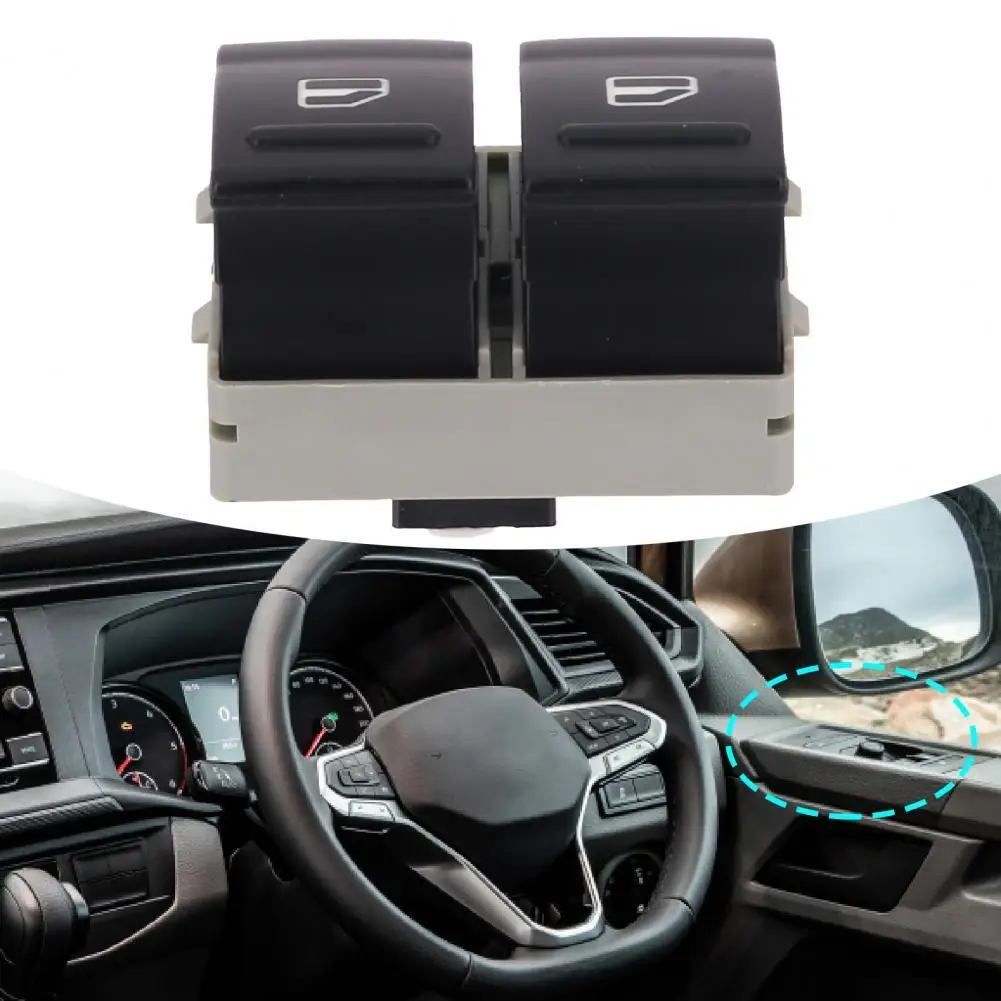 

50% HOT SALES!!! Master1 Window Switch Professional Easy Installation ABS Window Lifter Button Modification 7E0959855A for TRANS