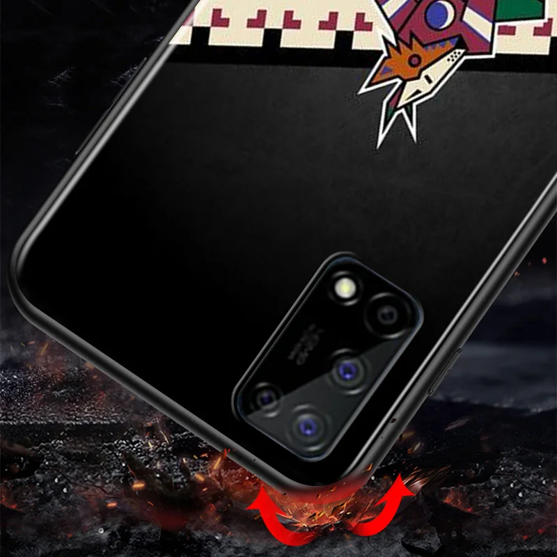 

Ball Game Athletic Logo For Huawei Honor V30 30S 30i 30 20E 20i 20S 20 Lite Pro Plus Black Phone Case