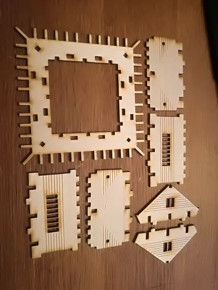 Доска деревянная сцена модель собрать DIY игра с 28 мм соотношением 1:56 для японских воюющих штатов дом строительства 16*16*20 см