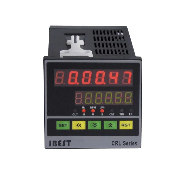 

Digital Pulse Length Counter Meter 4 digit LED Display 1 preset 24VDC/AC220V/110V (IBEST)