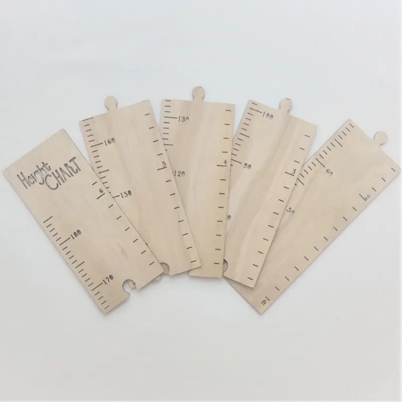 Скандинавская деревянная диаграмма роста высоты линейка для детской комнаты