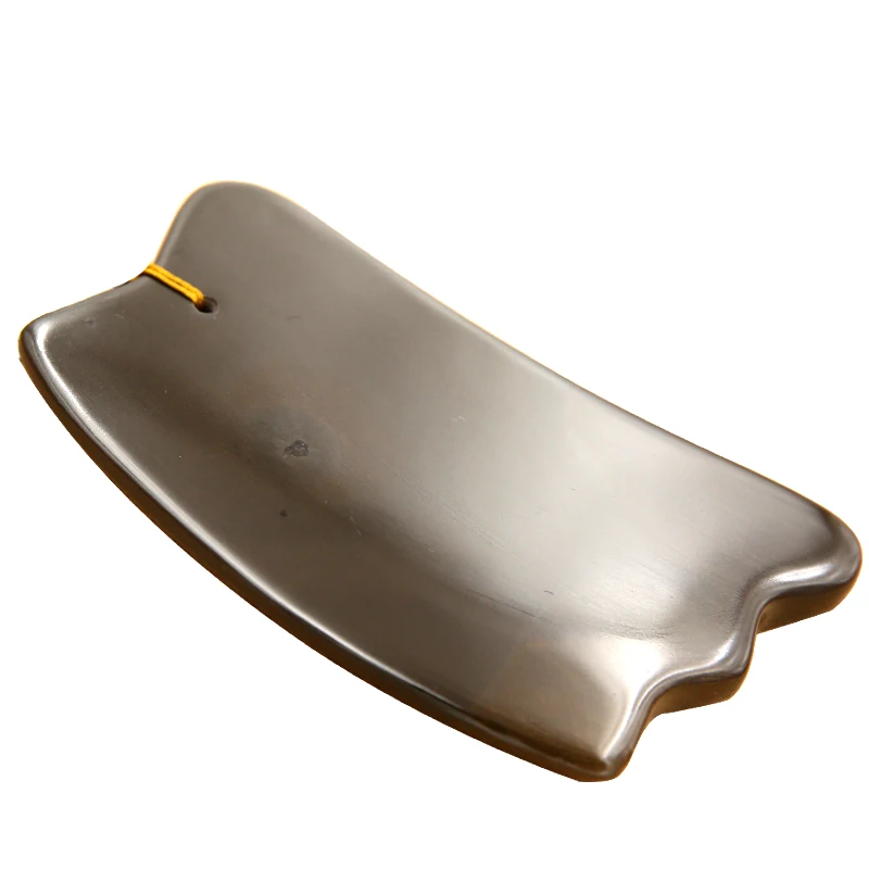 5A grade SiBin brown color Bian stone massage guasha beauty face plate 100% original backpain relief relax anti wrinkle |