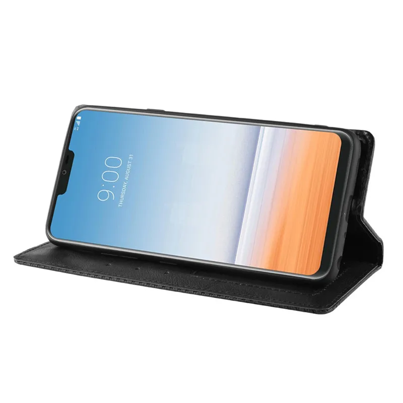 Защитный флип чехол для LG G7 тонкий бумажник G 7 ThinQ G710 LGG7|Бамперы| |