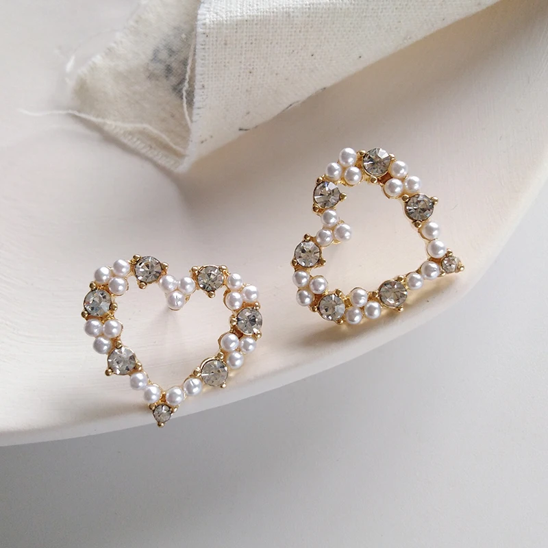 Женские серьги с искусственным жемчугом ювелирные изделия