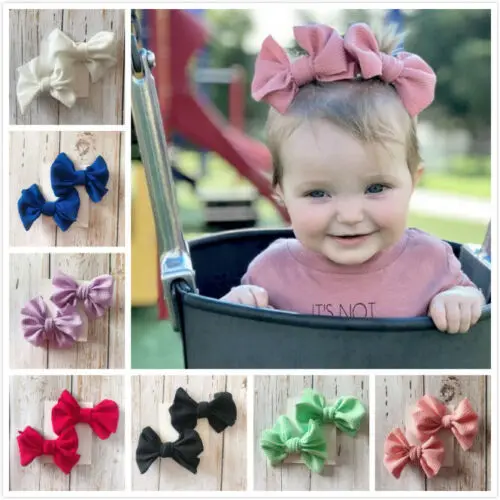 2 шт. в комплекте детские головные уборы для маленьких девочек большие банты