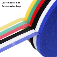 25m 20mm self adhesive fixed tape cable organizer reusable velcros strap ties mouse wire holder management hoop tape protector