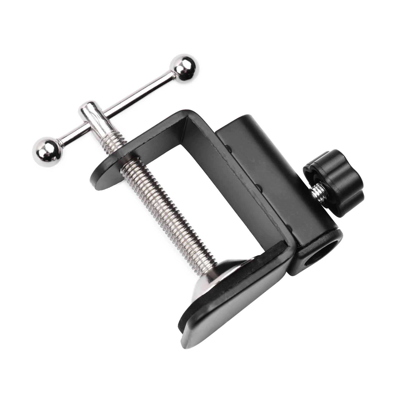 

C-shaped Arm Stand Clamp Desk Mounting Clamp with Adjustable Positioning Screw for Microphone