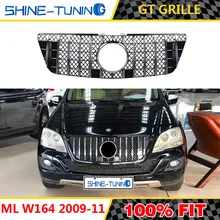 Передняя решетка подходит для mercedes ML Class W164 x164 GT grill 2009 11 ML300 ML320 ML350