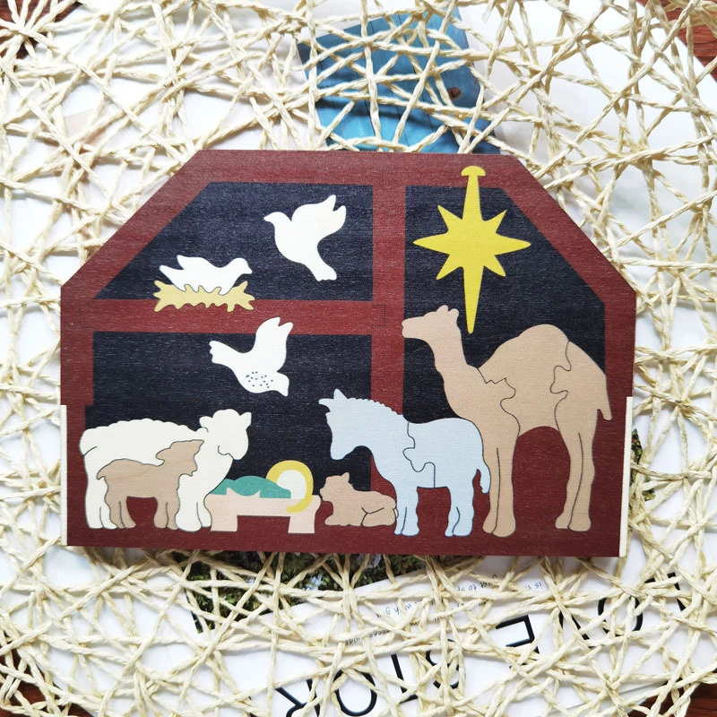 

2020 деревянные головоломки дошкольные обучающие игрушки для малышей возраст Рождество День рождения подарок