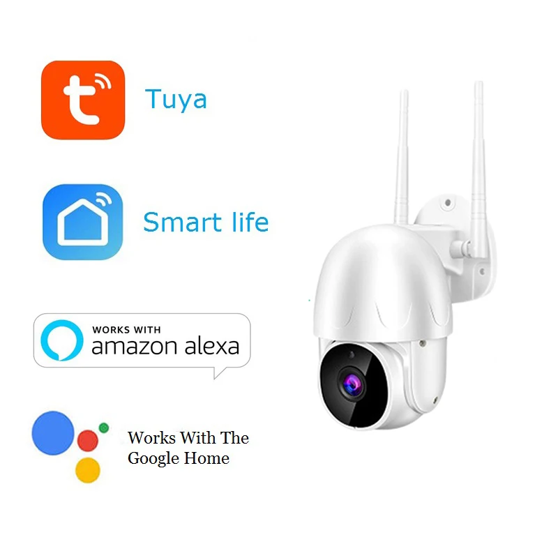 Wouwon купольная IP камера Камера 1080P Tuya приложения Smartlife Водонепроницаемый открытый