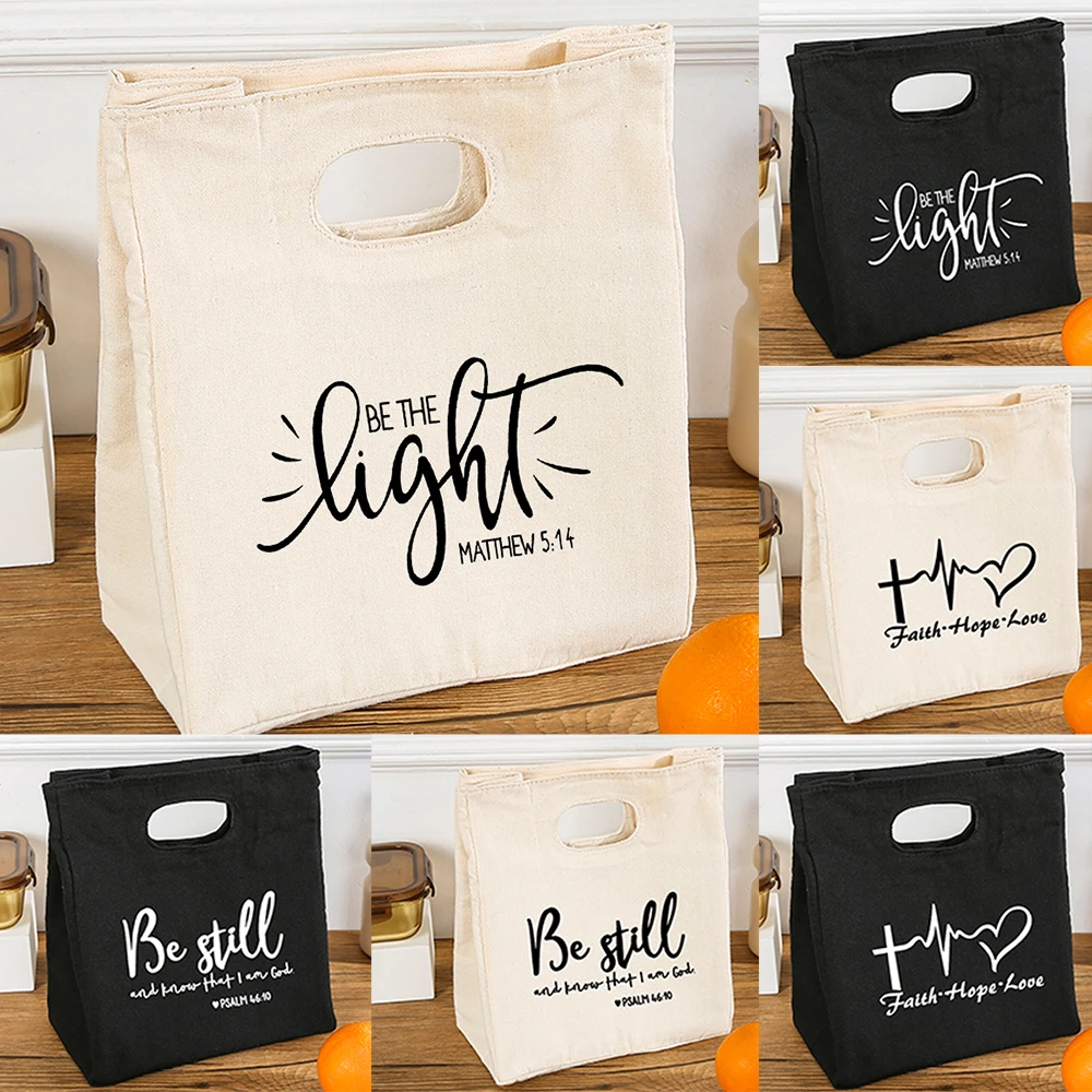 

Холщовая Сумка для ланча с изоляцией для дома, с изоляцией