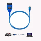 Диагностический кабель KKL Vag Com 409,1, 16-контактный интерфейсный разъем OBD2 для USB для Skoda FabiaFeliciaOctavia MK 1Octavia MK 2Superb