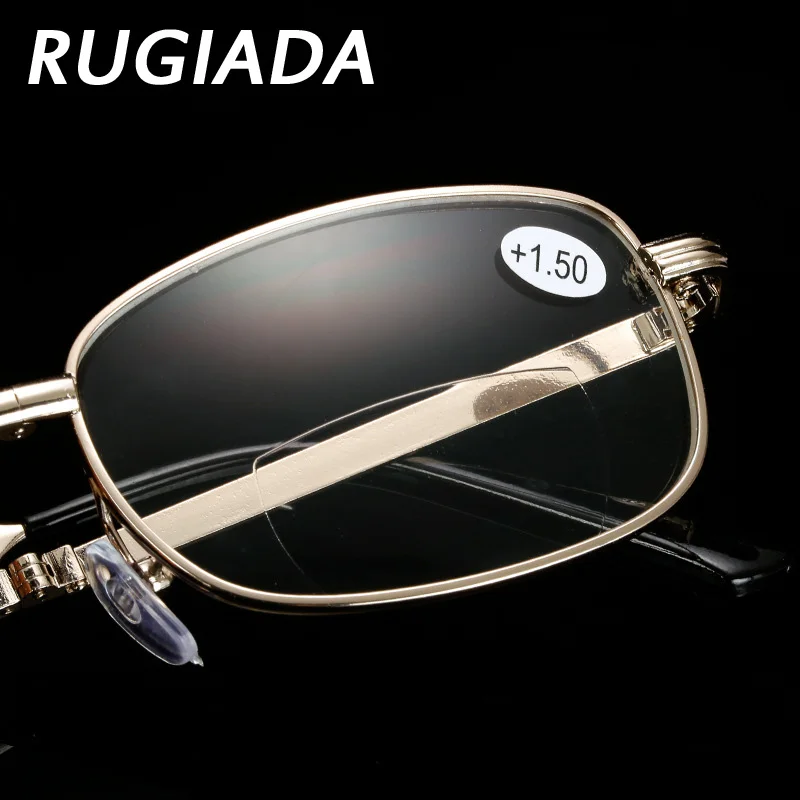 RUGIADA сплав анти УФ Складные очки для чтения мужской и женский оптический