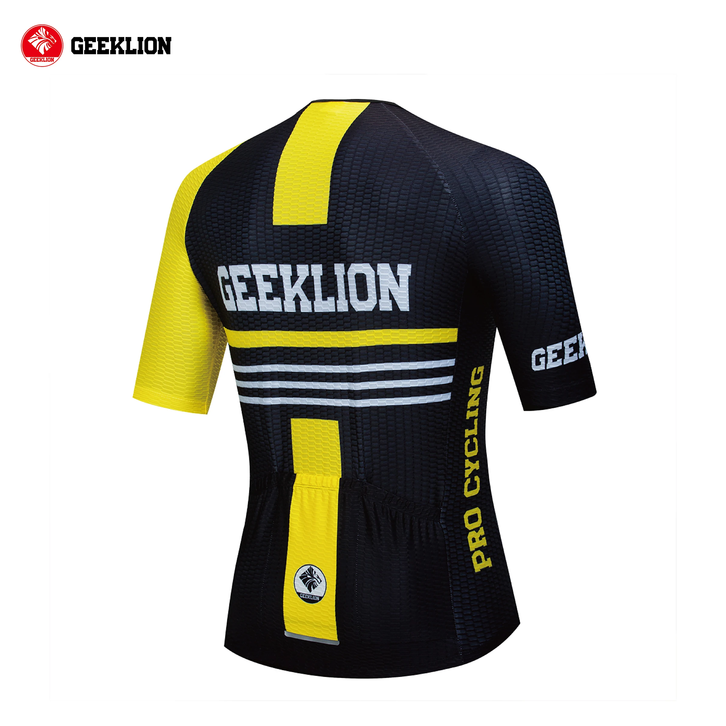 Веломайка Geeklion Team PRO быстросохнущая дышащая с коротким рукавом для езды на