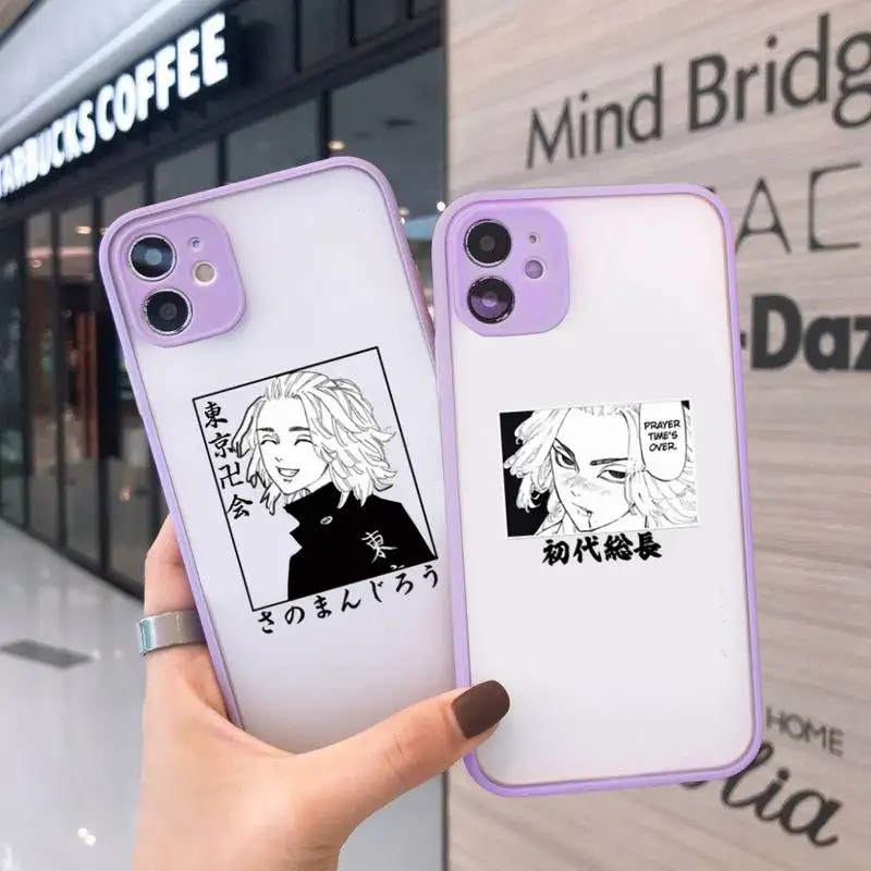 

Tokyo Revengers Japanese Anime phone Cases matte transparent For iphone 7 8 11 12 plus mini x xs xr pro max cover
