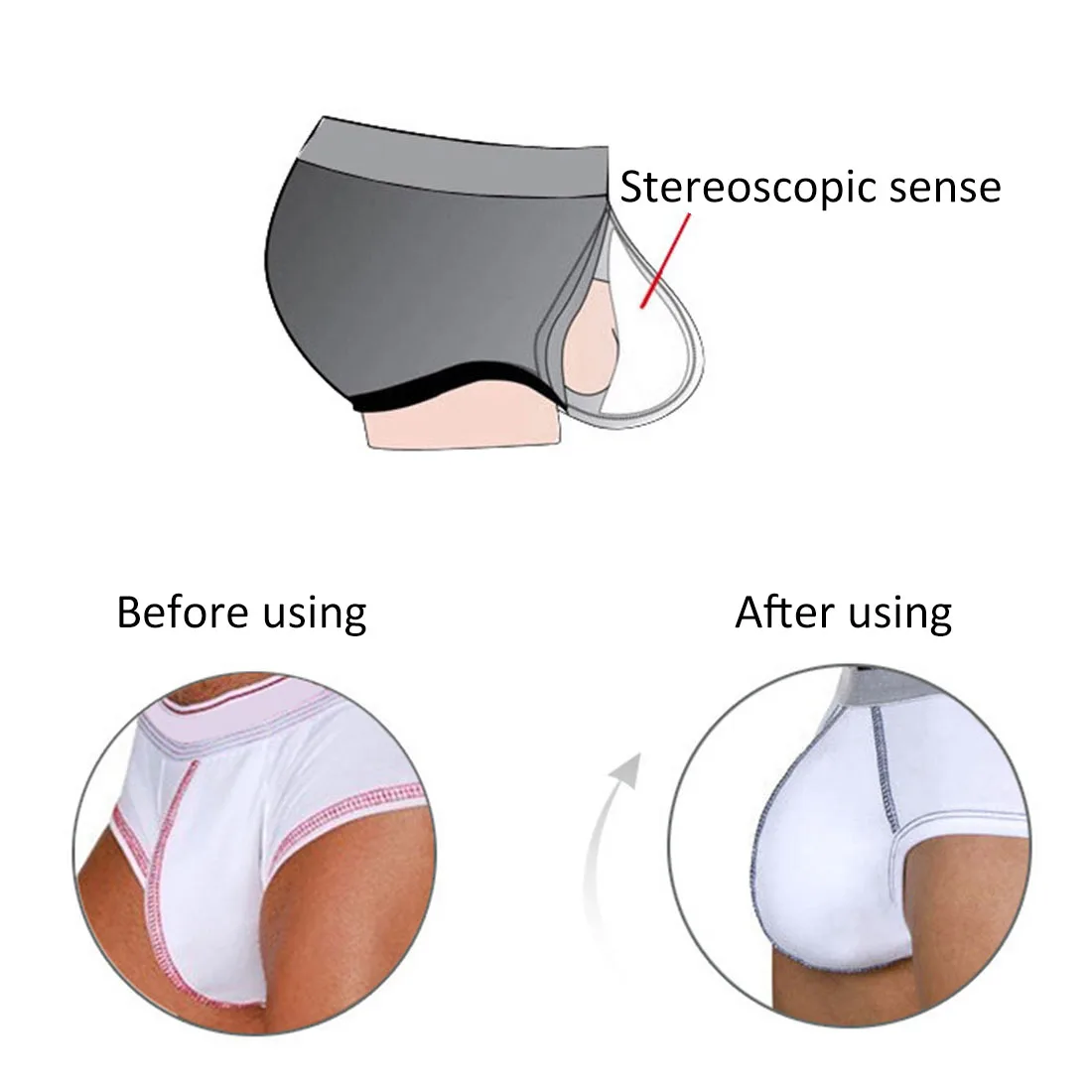 

Men Sponge Cup Enhancer Pad Sexy Underwear Push Up Swimwear Cup Briefs Pouch Panties Front Padded Underpants Padded Bulge Pad