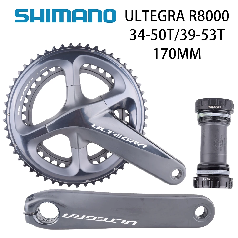 

SHIMANO ULTEGRA FC R8000 Crankset R8000 HOLLOWTECH II CRANKSET 2x11-Speed 50-34T 52-36T 53-39T 170MM 172.5MM 175MM