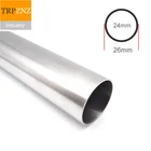Высококачественная труба из нержавеющей стали 304, Прецизионная труба, внешний диаметр 26 мм, внутренний диаметр 24 мм, допуск 0,05 мм, полированная внутри