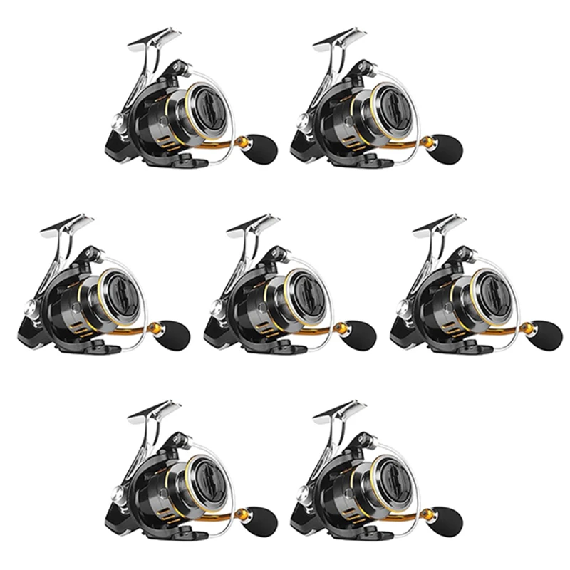 

Fishing Reel Metal Body Handle Spool Spinning Reel Max Drag 8Kg Powerful for Bass Reel Fishing