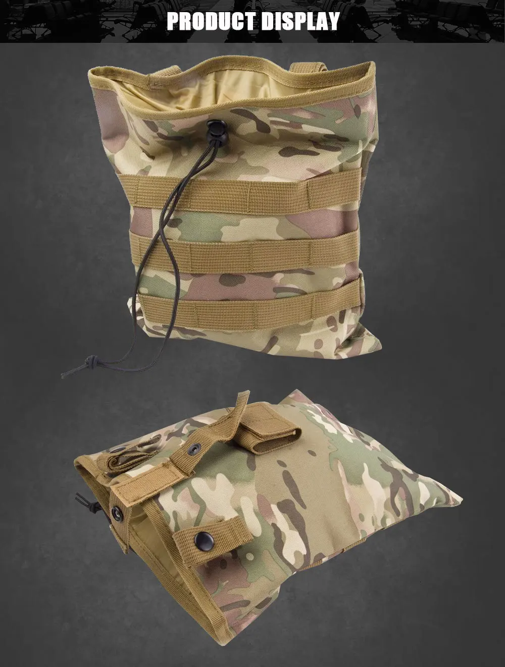 SINAIRSOFT большой емкости военный тактический ремень Molle страйкбол Пейнтбол охотничий подсумок дампа Drop Reloader