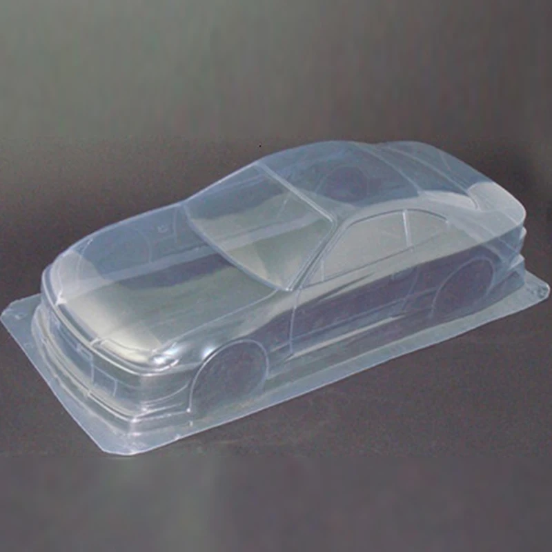 2pcslot silvia7 s15 110 110 pvc transparent clean no painted drift body shell for rc hobby racing hsp hpi traxxas tamiya part free global shipping