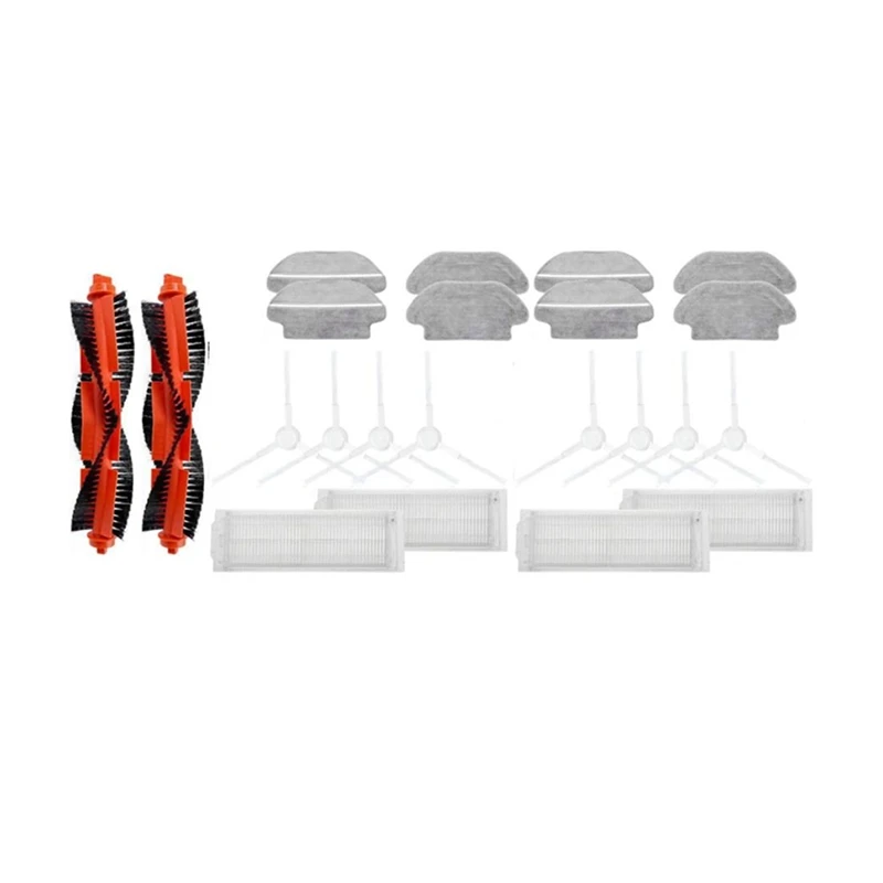 

HOT！-Hepa Filter Roller Spin Brush Mop Cloth for Xiaomi Mijia LDS STYJ02YM /Conga 3490 Viomi V2 PRO V3 Robot Vacuum Cleaner