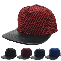 2020 new fashion men women pu leather sun visor snapback flat dance street trendy hats adjustable baseball cap hip hop caps