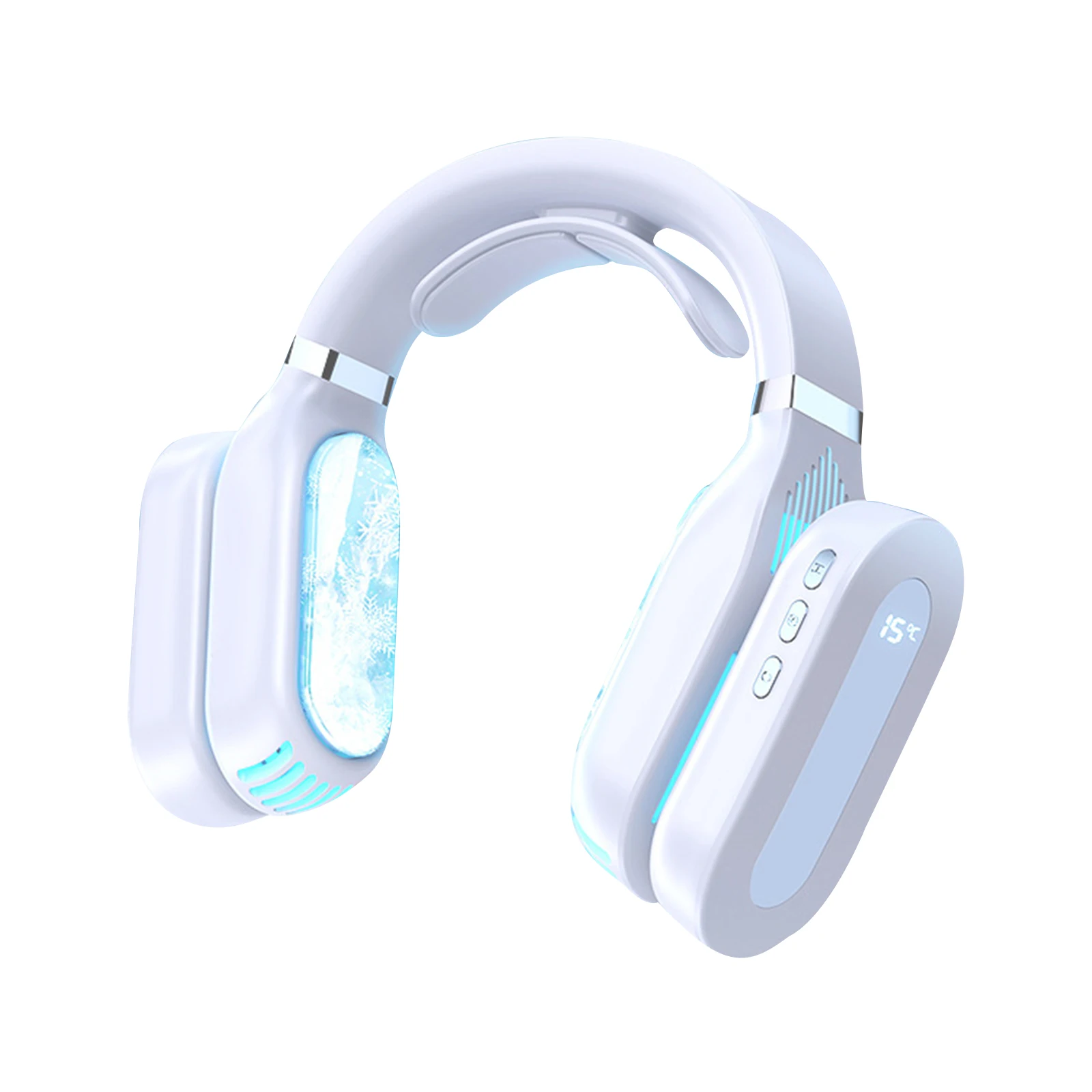 Портативный подвесной шейный вентилятор охлаждающий нагреватель