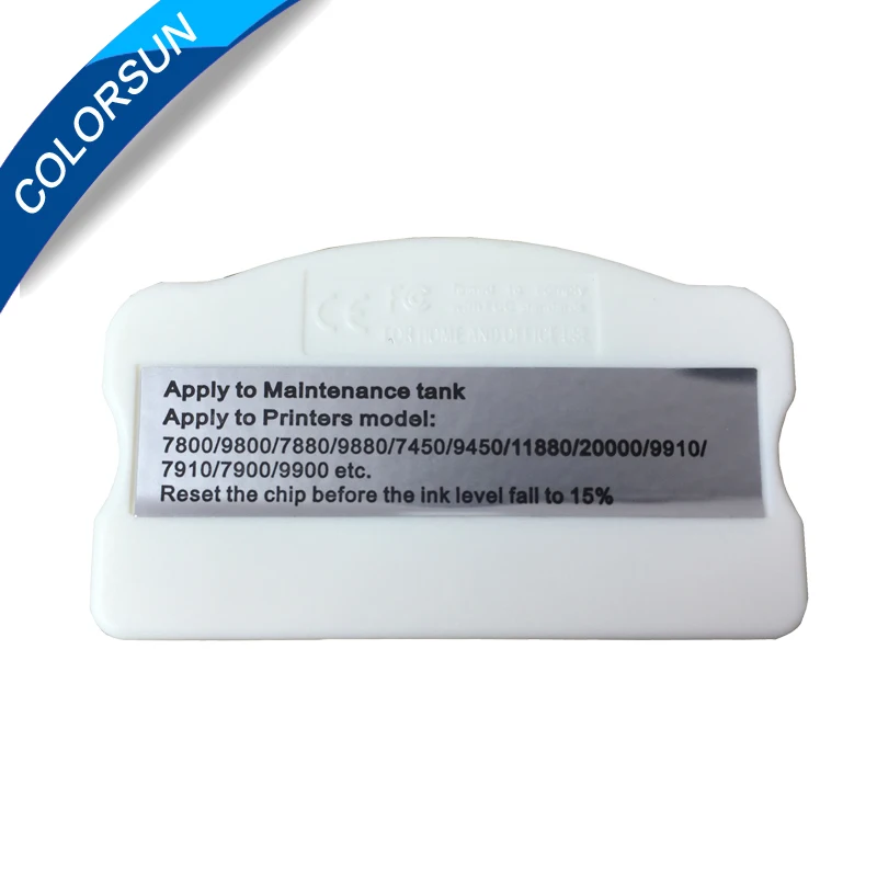 Colorsun бак для технического обслуживания чернил Epson stylus pro 7800 9800 7890 9890 7900 9900 11880