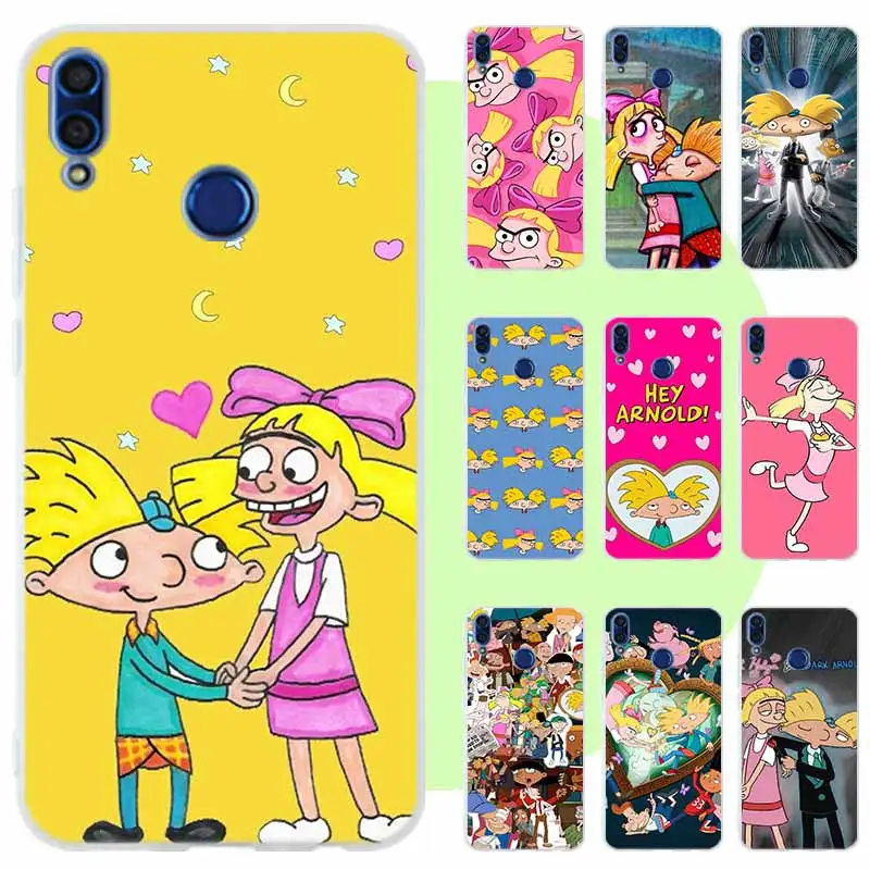 

Hey Arnold Soft Silicone Case For Honor 50 30 20 10 9 Lite Pro 30s 10i 8a X8 9a Cover