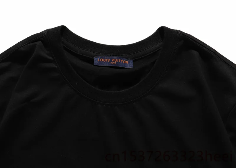 

2021 LVwoman woman New Original Brand T Shirt Men Tops Summer Short Sleeve Fashion T-shirt 100% Cotton Mans Tshirt