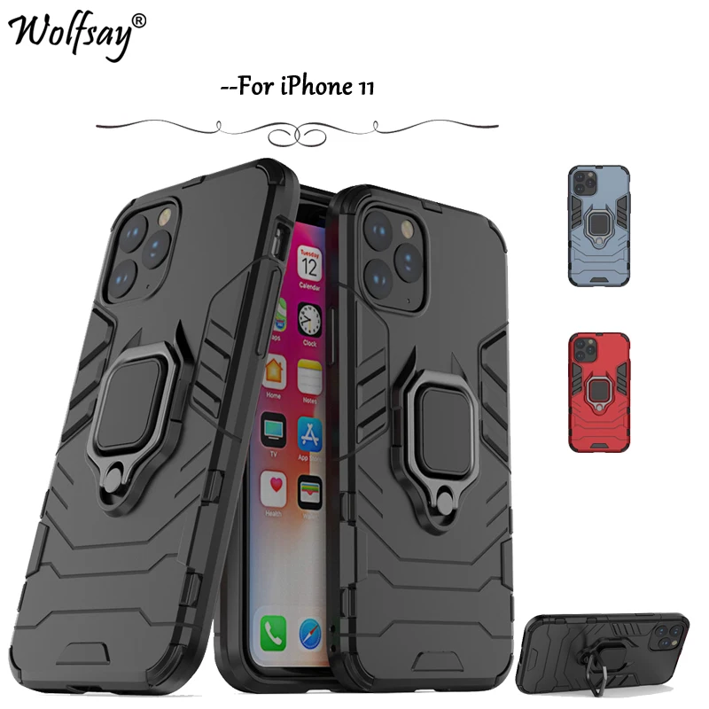 

Чехол для iPhone 11, XR, XS, 5, 6, 7, 8, силиконовый, противоударный, с подставкой