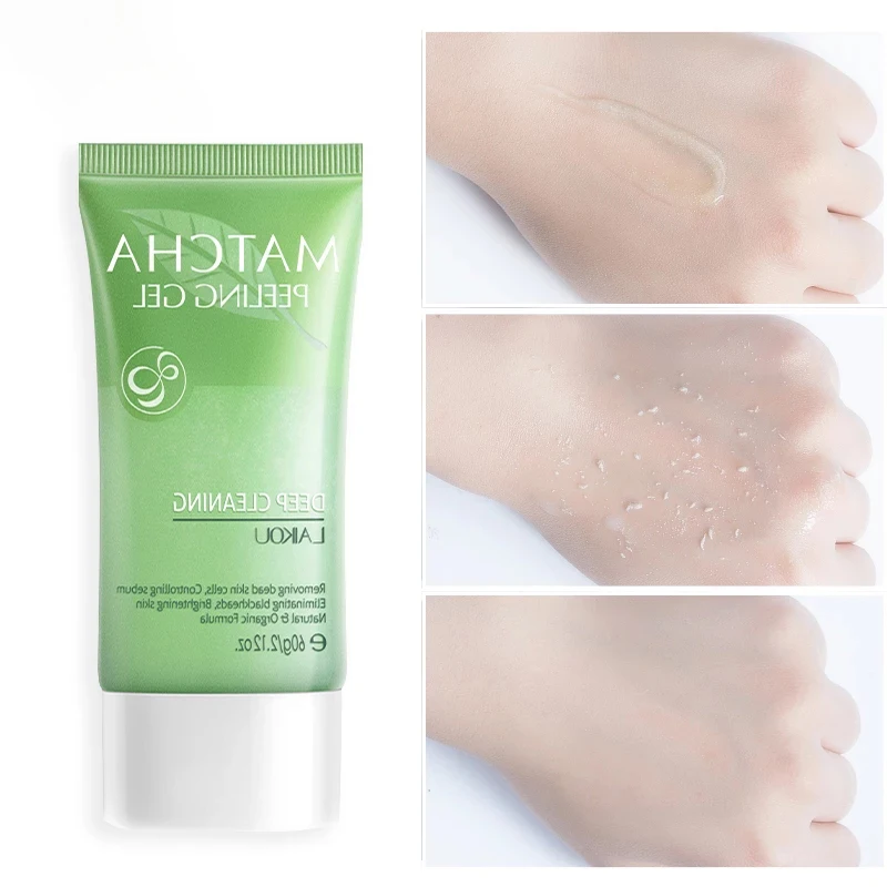 

LAIKOU Matcha Exfoliating Peeling Gel Facial Scrub Moisturizing Whitening Nourishing Repair Scrubs Face Cream Skin Care
