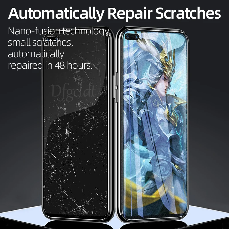 Anti Fingerprint Matte Hydrogel Film for Realme 7 6 5 X50 X7 Q2 8 Pro Screen Protector for Realme C3 6i 6S XT C11 X3 Not Glass