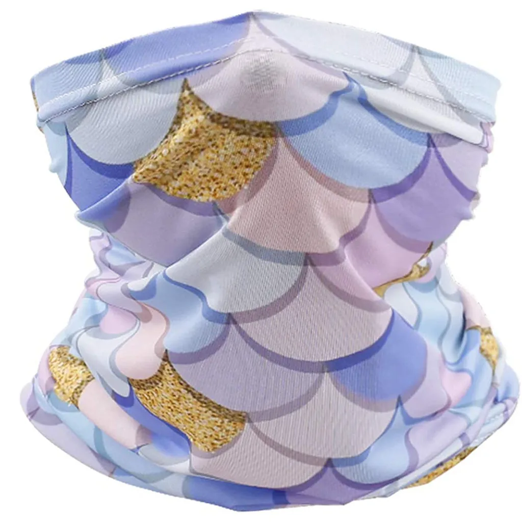 Детская маска с принтом Многофункциональная Защита шеи ветрозащитная и