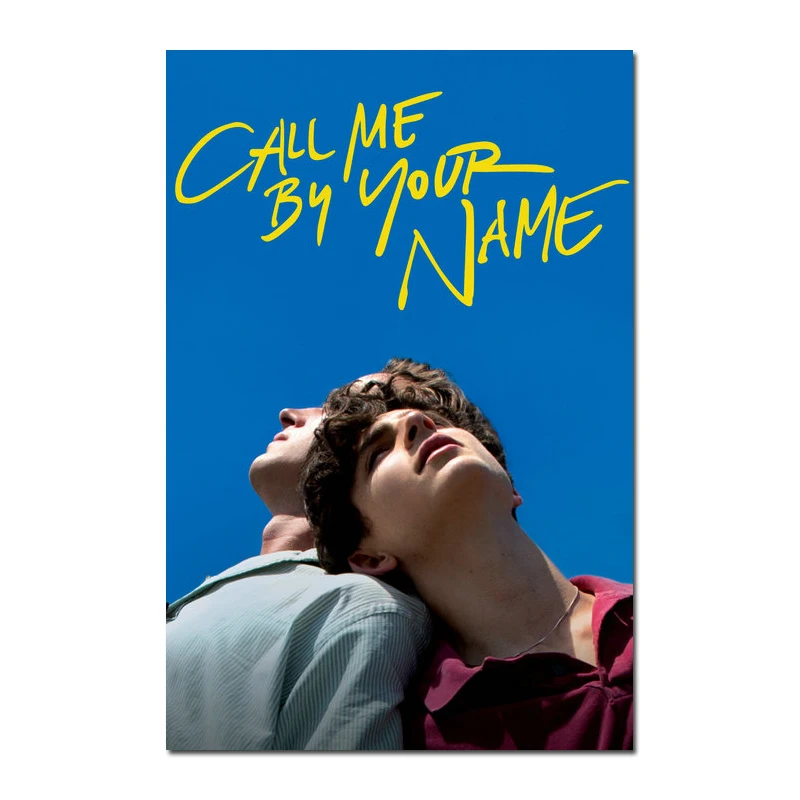 Постер с надписью Call Me By Your Name плакат Лукой Гуаданино Арми художественные принты
