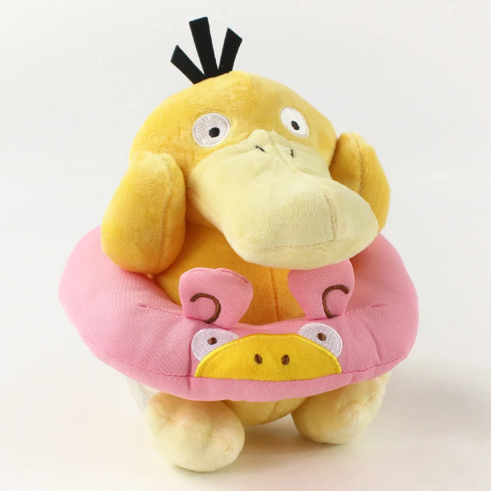 20 см покемон аниме Psyduck с слонотыксом спасательный буй держатель головы кавайные
