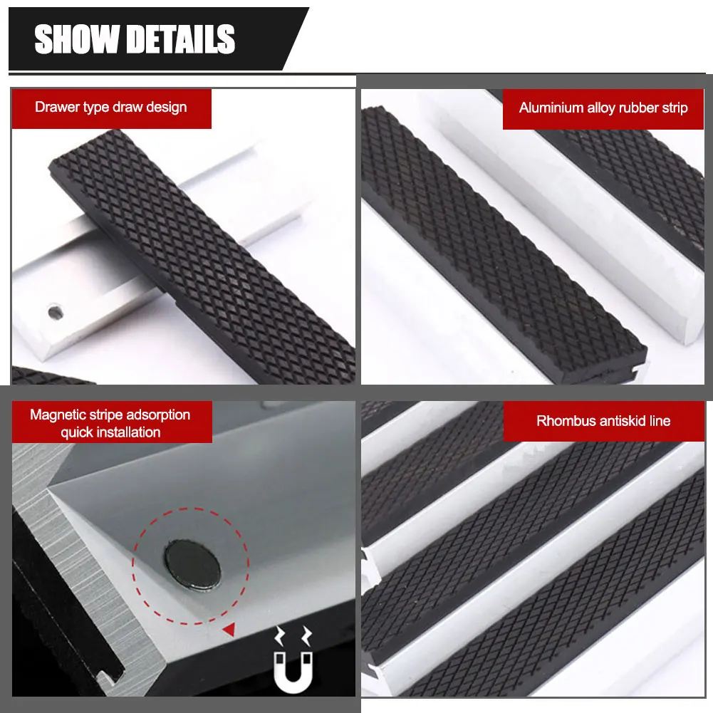 2 шт. 4 /6 дюймов Магнитный тиски защитный чехол мягкий челюсти колодки для блоки |