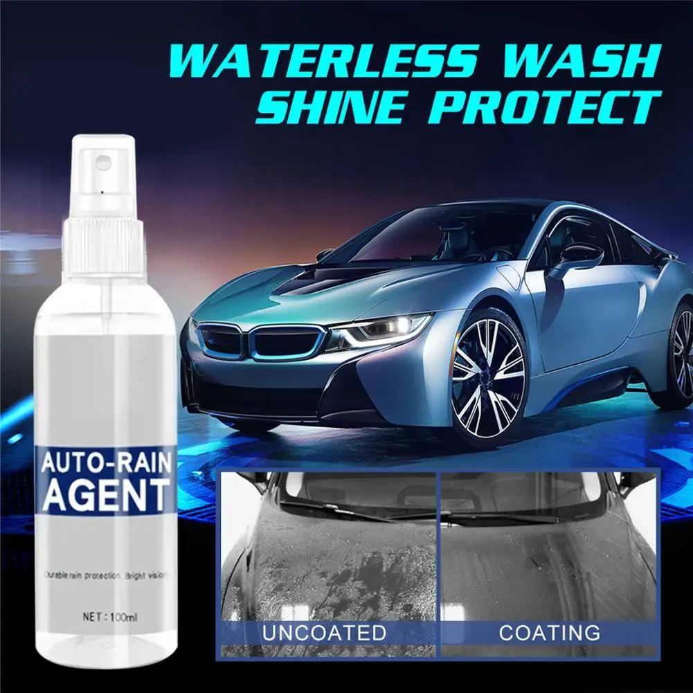 

30/100ML Car Liquid Waterproof Rainproof Agent Automobile Anti-Fog Quick Hand Spraying Crystal Coating Agent