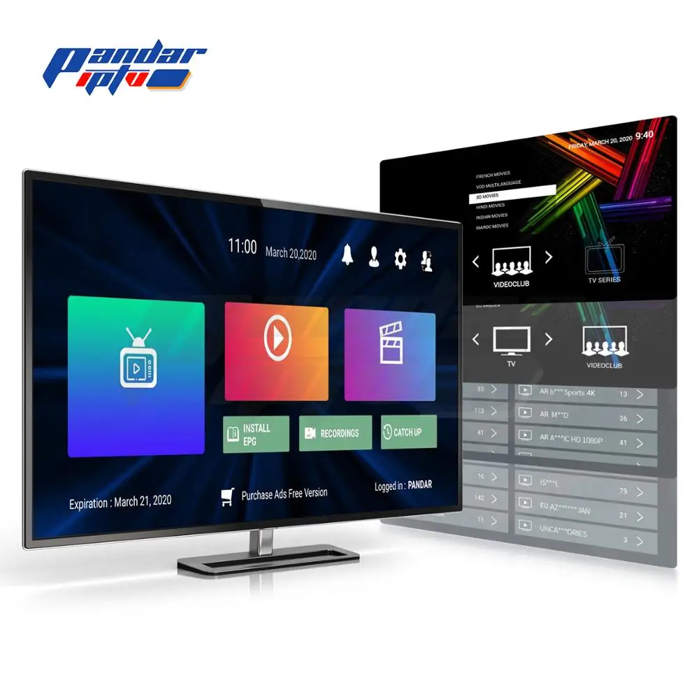 3 месяца IP ТВ арабский Россия Канада Великобритания Германия Европа США