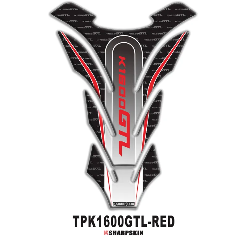 New Motorcycle 3D Personality Protection Cover Fuel Tank Sticker Creative Fishbone Applique Applicable for BMW k1600gtl | Автомобили и