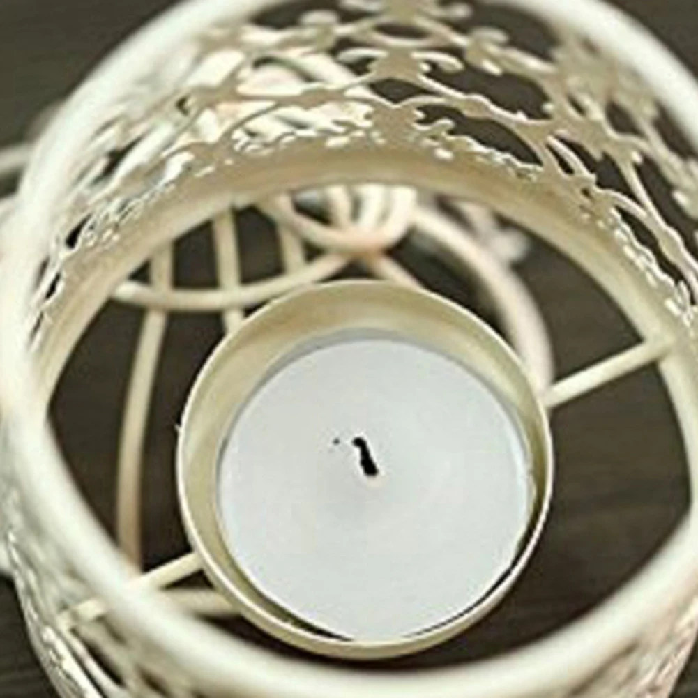 Металлический Подсвечник висячие фонари клетка для птиц домашний декоративный