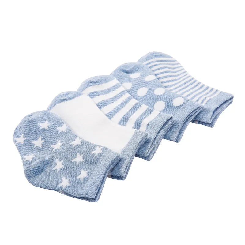 

New 5-Pair Pack Children's Socks Kid's Socks Comfortable Breathable Cotton Socks Baby Socks Korean Autumn and Winter Cotton