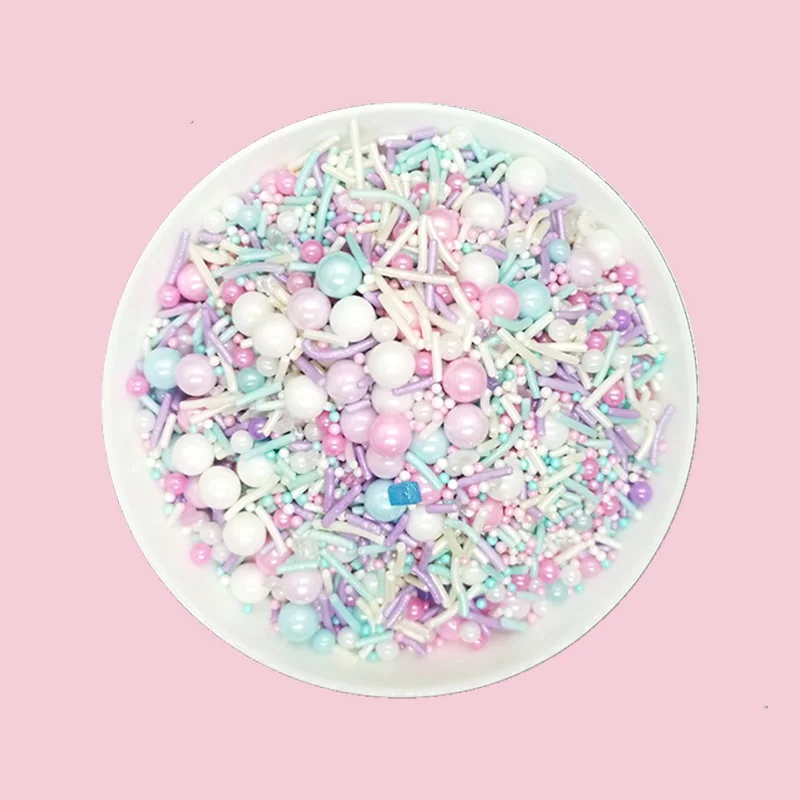 95 г красочные бусины съедобные жемчужные сахарные шарики помадка DIY торт Пончик
