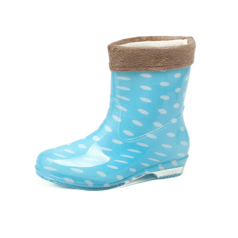 Aleafalling резиновые сапоги теплые британский стиль твердой резины