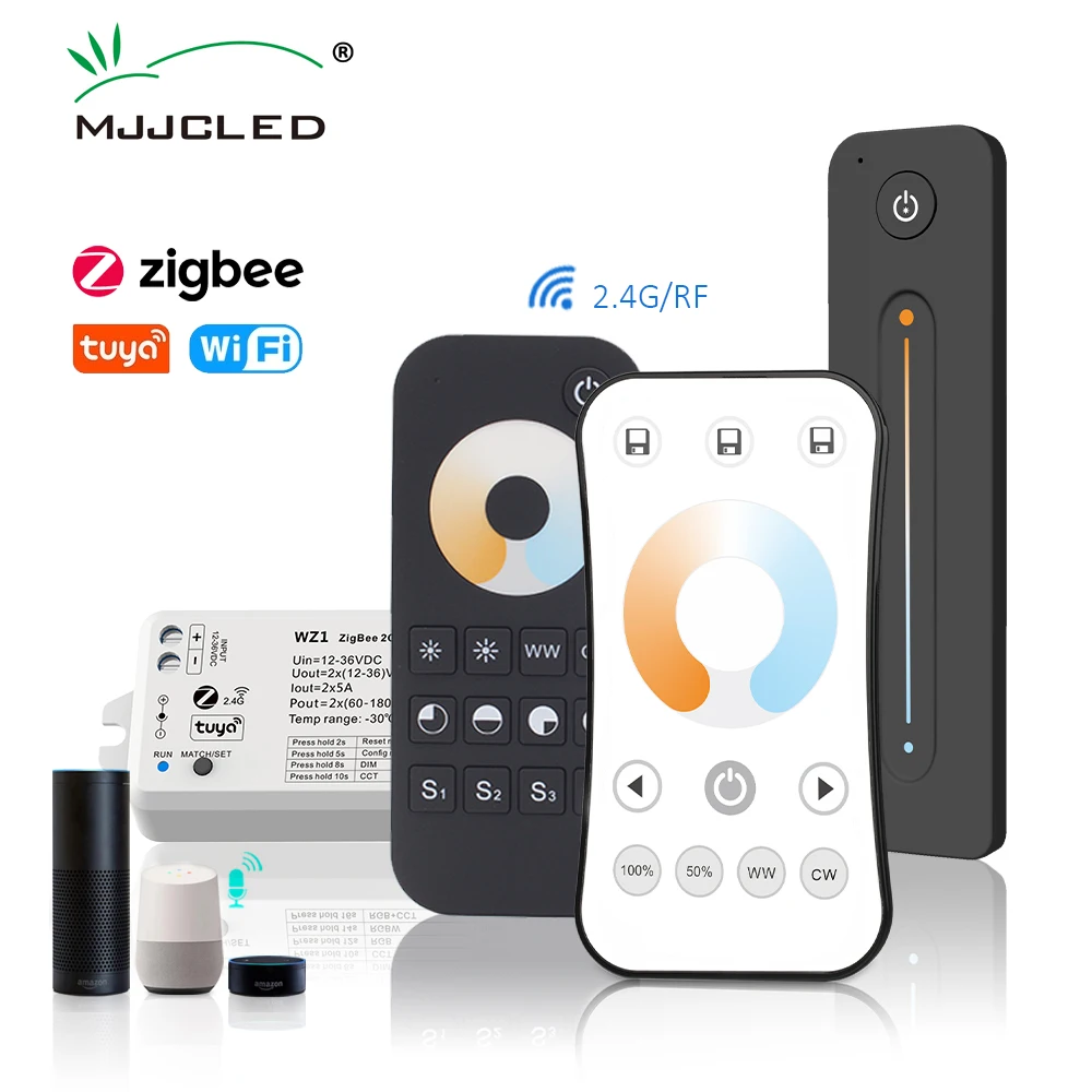 Светодиодный регулятор яркости Tuya Zigbee переключатель с дистанционным