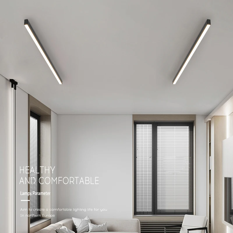 $57.00 Living room without main light lighting minimalist ceiling light aisle balcony bedroom dining room surface mounted linear light